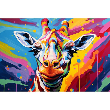 Giraffe Canvas Artist